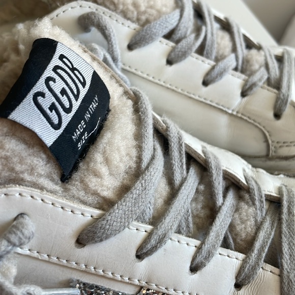Size 38, Slip-On Golden Goose Sneakers w/ semi-sherpa lining - Picture 4 of 4